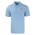 thumbnail image 2 of Men's Cutter & Buck Blue Dayton Flyers Big & Tall Forge Eco Double Stripe Stretch Recycled Polo, 2 of 3
