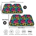 thumbnail image 3 of Daiia Hawaii Palms Windshield Sun Shade for Car SUV Truck (Medium ), Car Sun Shade Windshield, Car Shades for Front Windows, Sunshade for Car Windshield, 3 of 7