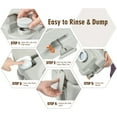thumbnail image 4 of Costway 5.3 Gallon 20L Portable Travel Toilet Camping RV Indoor Outdoor Potty Commode, 4 of 10
