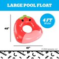 thumbnail image 3 of BigMouth x Squishmallows Scarlet the Strawberry Pool Float, 3 of 5