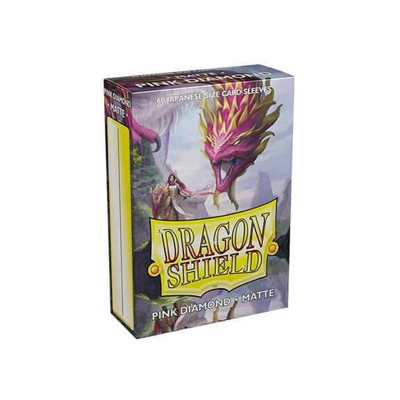 Dragon Shield 60CT Small Japanese Size Deck Protector Matte Sleeves - Black
