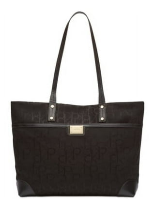 Calvin Klein Statement Series Lock Flap Daytonna Leather Bucket Crossbody  Bag, Pale Rose: Handbags