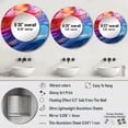 thumbnail image 4 of Designart "Kaleidoscope Dreams I" Rainbow Rund Mirror For Wall Decor - Large Multicolor Round Print Mirror - Round Traditional Mirror - Wall Mounted Round Large Mirror - 23" x 23", 4 of 6
