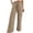 *1-Khaki, variant on VBVC Women's Drawstring High Waist Pants,Summer Wide Leg Trousers For Women,Ladies Work Office Sweatpants with Pockets,Blue,S-2XL