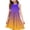 a2:Yellow, variant on Lutiedan Girls Dresses Cute Gradient Sleeveless Smocked Flowy Cami Dress Casual A-Line Back Button Summer Beach Holiday Midi Sundress