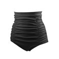 thumbnail image 3 of Short de Bain Rétro Taille Haute Noir/violet/vert pour Femme, 3 of 4