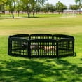 thumbnail image 7 of IRIS USA 24" Exercise 8-Panel Pet Playpen, Dog Playpen, Puppy Playpen, for Small and Medium Dogs, Keep Pets Secure, Easy Assemble, Fold It Down, Easy Storing, Customizable, Black, 7 of 7