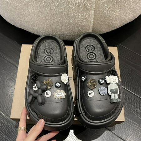 

Unisex Classic Thick Bottom Clogs Garden Clogs Slip On Work Shoes Quick-Dry Water Shoes Casual Sandals Comfortable Slippers for Women and Men