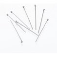 thumbnail image 1 of 100 Pcs Têtes de Boule en Acier Inoxydable 304 Résistantes 30x0.8mm 20 Gauge, 1 of 2