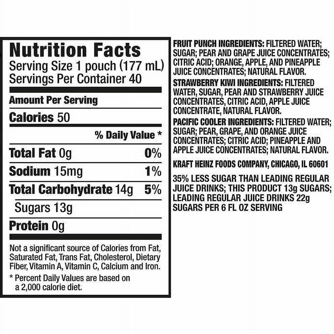 Capri Sun Juice, Variety Pack, 6 fl oz, 40-count