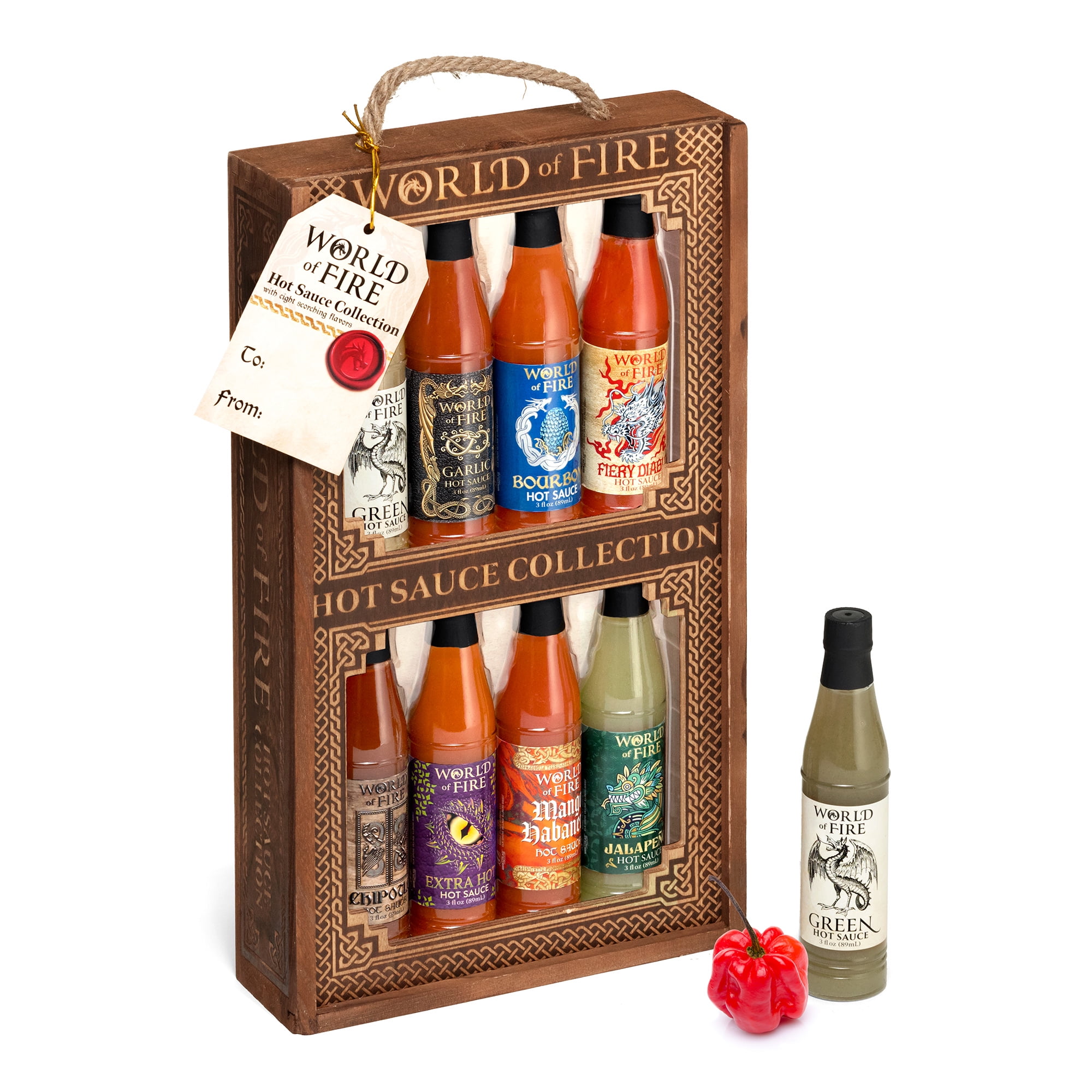 World of Heat Hot Sauce Crate Gift Sets