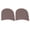 Brown, variant on Suodoka Rubber Anti Slip Shoe Replacement Sole Pad, Thicken Heel Grips Protectors for Men & Women Footwear Maintenance (1 Pair, 3.5x3.3 inches / 9x8.5 cm) - Cowhells Color