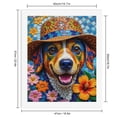 thumbnail image 2 of Paint by Numbers Kit for Adults, Colorful Mosaic Dog With Flowers Paint by Numbers, Easy Paint by Numbers Kit for Adults Beginner, DIY Adult Paint by Number Kits on Canvas, 12x16in Home Decor, 2 of 7