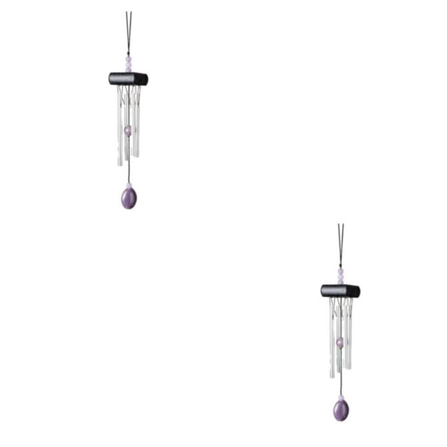kurtrusly Beautify Home With Wind Chime Pendant In Unique Style Small Wind Chimes Elegant Decoration Materials black 2Set