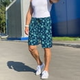 thumbnail image 7 of Kdxio Daisies Flowers Print Mens Sleep Shorts Bottoms Soft Comfy Pajama Wear Pants with Drawstring Pockets, 7 of 7