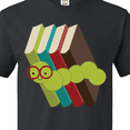 thumbnail image 4 of Inktastic Bookworm Books Reading T-Shirt, 4 of 5