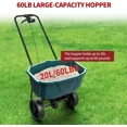 thumbnail image 4 of Dextrus 60 LB Push Broadcast Spreader for Lawn Garden With Adjustable Flow Settings, 4 of 6