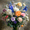 flowers, variant on Abstract Primitive Figure Sculpture Canvas Print, Suitable for Living Room Bedroom Office Hallway Entryway Minimalist Decor