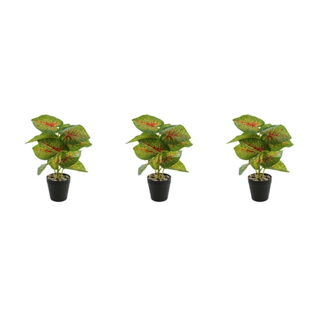 Inteprter ABS tortuga en maceta plantas falsas bajo mantenimiento hojas artificiales para el hogar Oficina sala de estar JH5474 Type1 NO1