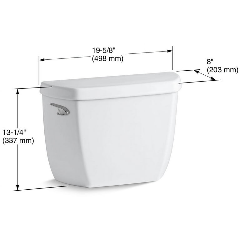 KOHLERK4620TWellworth Toilet Tank With Tank Locks, 43 OFF