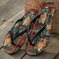 thumbnail image 3 of POLERO Womens Norwegian Forest Cat Flip Flops Cushion Yoga Mat Footbed Book Summer Beach Lightweight Beach Sandals for Woman, 3 of 7