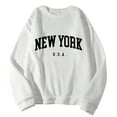 thumbnail image 1 of HAJGJP Sweat à Capuche pour Hommes Imprimé Graphique Lettre Manches Longues Col Rond pour un Port Décontracté Confortable, 1 of 5