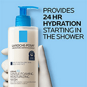 La Roche-Posay Lipikar AP+ Moisturizing Unscented Body and Face Wash for Sensitive Skin, 13.52 fl oz