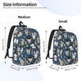 thumbnail image 2 of Disketp Winter Animal Friends for Canvas Backpack for Hiking, Camping, Traveling, and Daily Use-Small, 2 of 5