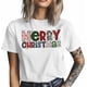 thumbnail image 4 of Camisetas para hombre con texto de Feliz Navidad, camisetas casuales de manga corta para hombre, camisetas gráficas para adolescentes, niños y hombres, 4 of 8