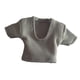 thumbnail image 5 of Figuras de acción a escala 1/12, camisa, ropa para muñecas, decoración de muñecas en miniatura, ropa suave Gris, 5 of 9