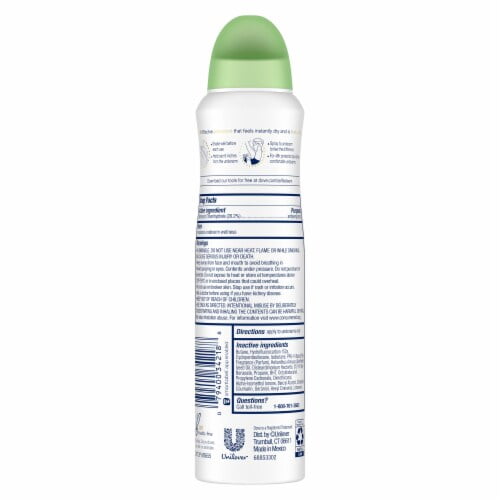 2X - Dove Beauty Advanced Care Cool Essentials 72-Hour Women's Antiperspirant Deodorant Dry Spray