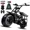 Black, variant on Plus Package 99cc Gas 4-Stroke Mini Bike for Teens 13+, Pull Start, Rear Disc Brake, All-Terrain Tires, Up to 28 MPH, 220 lb Capacity, Includes Headlight & Neck Gaiter