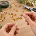 thumbnail image 4 of 50 Pcs Acrylic Crystal Christmas Tree Picks,6.69 inch Branches with Bead Drop,Artificial Acrylic Bead Drops Branches Bead Sprays for Diy Crafts,Wreaths Garlands Vases Fillers Xmas Decor,Z1-Orange, 4 of 5