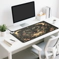 thumbnail image 5 of Wobogo Snakes Entwining Vines Heated Mouse Pad With 3 Heating Levels and 3-hour Auto Shut-Off Protection Ideal for Computer Keyboards Home Office Hand-warming Essential, 5 of 9