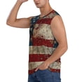 thumbnail image 3 of Balery American Flag1 Camisetas sin mangas para hombre, absorbe la humedad y protege contra el mal olor.-XX-Large, 3 of 7