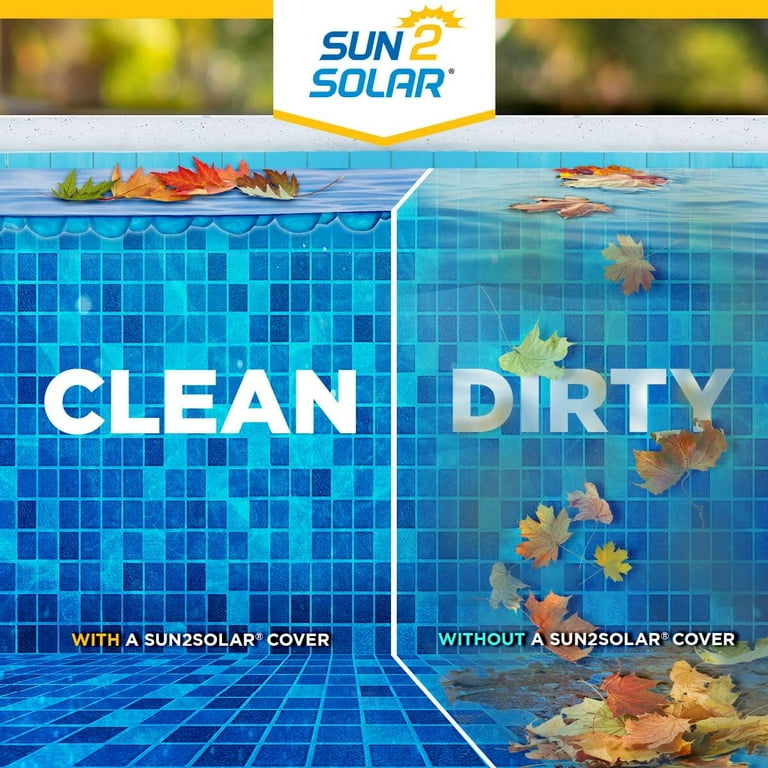 【sun】　ブルーカーペット16p Sun2Solar Rectangle 800 Series Blue Swimming Pool Solar Cover with