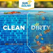 Sun2Solar Round 800 Series Blue Swimming Pool Solar Cover, 30
