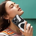 thumbnail image 5 of Compatible with iPhone 14 Pro Max Phone Case for Women, Soft Silicone Anti-Collision and Cute Zebra Print Patten Design, Lens Edge Raised Protection for iPhone 14 Pro Max 6.7"-Black, 5 of 13