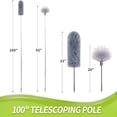 thumbnail image 4 of ACDANC Cobweb Duster with Extension Pole,Spider Web Brush&Ceiling Cleaning Kit,Microfiber Feather Duster Cleaner with Washable Head for Ceiling Fan,Furniture,Home, 4 of 17