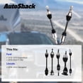 thumbnail image 3 of AutoShack Front CV Axle Shafts Left & Right Replacement for 2015-2020 Ford F-150 2018-2020 Ford Expedition 2018-2019 Lincoln Navigator 2-PC Set, 3 of 5
