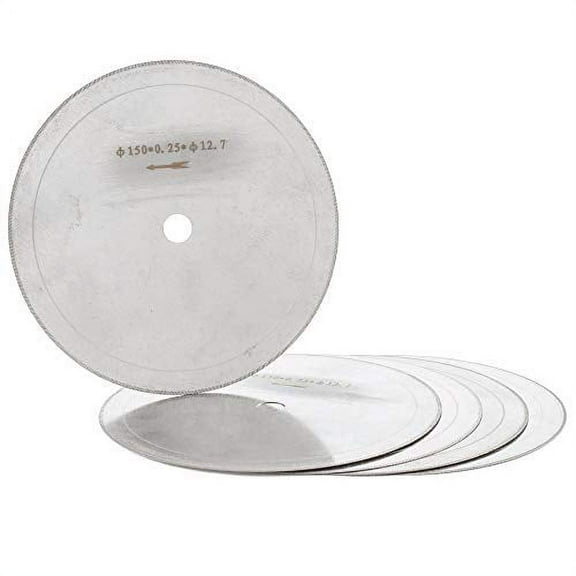 JINGLING 6" inch Diamond Lapidary Saws Blade Super-Thin Rim 0.33mm Pack of 5Pcs