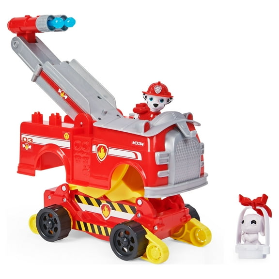 PAW Patrol: Rise and Rescue Transforming Vehicle with Marshall Figure, For Ages 3 and up
