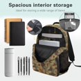 thumbnail image 4 of KUIFORTI Fish Camouflage Print Kids Bookbag Large Capacity Boys School Backpack with Front Pockets Adjustable Straps for Elementary Primary Middle Back to School Supplies, 4 of 7