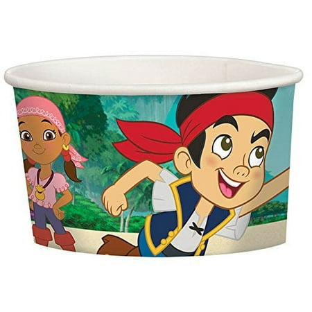 Jake and the Never Land Pirates Kids Birthday Party 9.5 oz. Paper Snack Cups