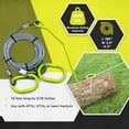 thumbnail image 3 of Timber Tuff 15 Foot ATV UTV Log Choker Cable with Tow Rings & Probe Stake, 3 of 8