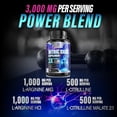 thumbnail image 3 of Extra Strength Nitric Oxide Booster - 3X Strength L-Arginine, Citrulline, & Beta Alanine - Premium Nitric Booster Natural Energy, Muscle & Heart Support, Bottled in USA for Men & Women - 120 Capsules, 3 of 9