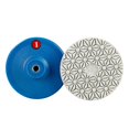 thumbnail image 3 of Almencla Roue Abrasive Tampons de Polissage de Pierre, Outil de Polissage de Pierre Polyvalent, Disques de Broyage de Marbre Robustes Disque de Ponçage 4 Pouces Étape 1, 3 of 8