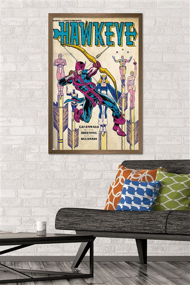 Marvel Comics - Hawkeye - Hawkeye #3 Wall Poster, 22.375" x 34", Framed