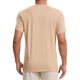 thumbnail image 3 of Camisetas Henley para Hombre INSPIRE CHIC, Casual de Verano, de Manga Corta, con Botones, Básica, Talla L, Caqui, 3 of 6