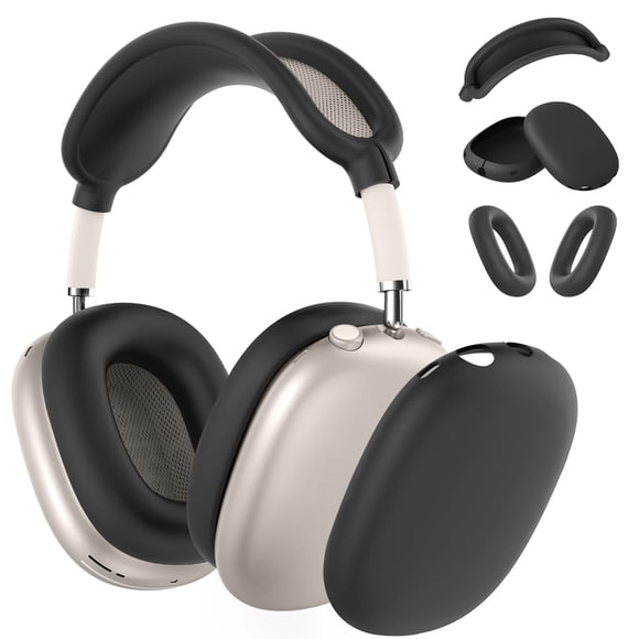 Funda de silicona para auriculares AirPods Max MINDRESY, color negro
